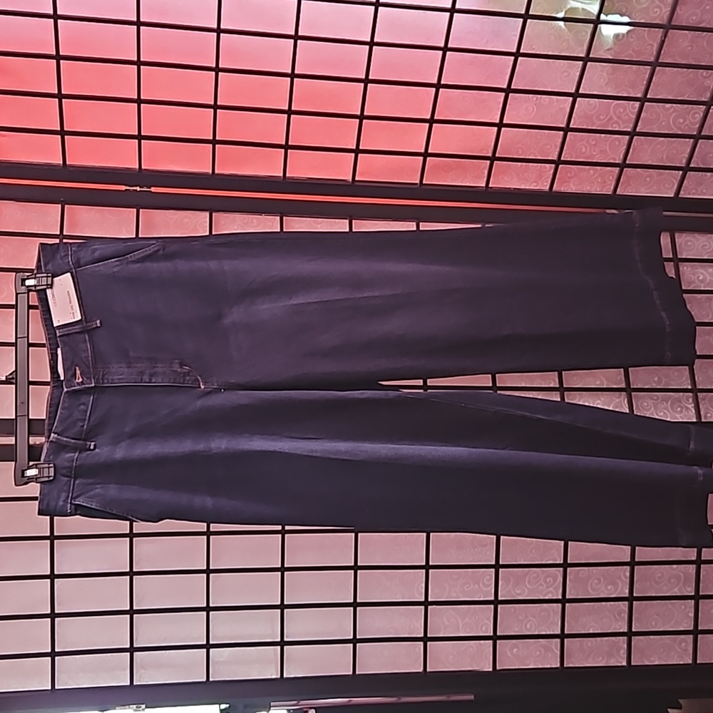 Liz Claiborne  wide leg trouser  mid rise jeans size 14